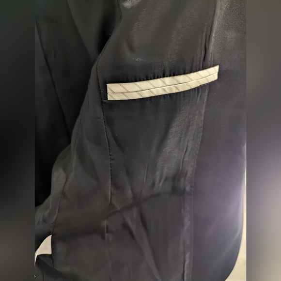 J Crew 1035 Single-Button Blazer AND Skirt Super 120s 100% Merino Wool 0P Black - Picture 4 of 14